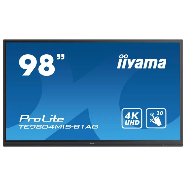 Interaktywny ekran dotykowy iiyama Prolite TE9804MIS-B1AG 98" IPS, 4K UHD, iiWare(Android), WiFi, 24/7